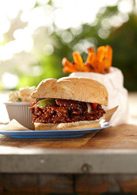 vegan Bar B Q chicken Sandwich