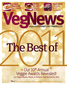 Veg News Magazine Best of 2011 cover
