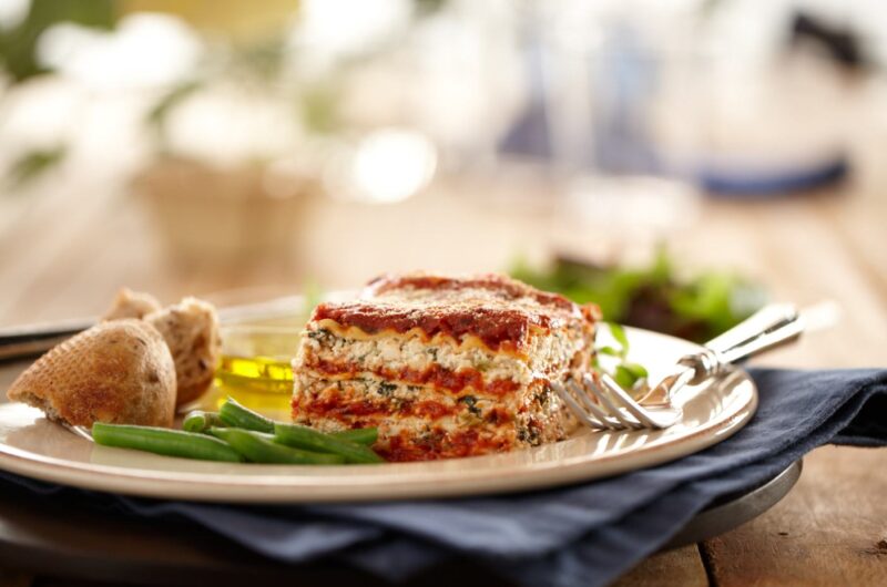 Vegan lasagna with Tofu Ricotta cheese recipe