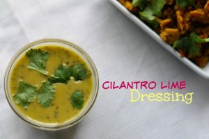 Vegan Cilantro Lime Dressing