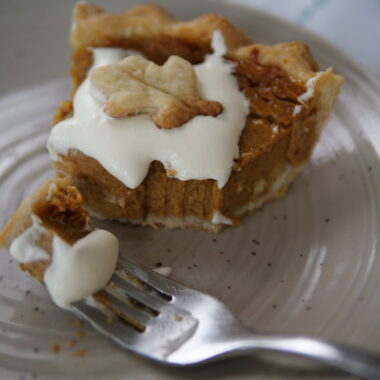 Vegan pumpkin Pie