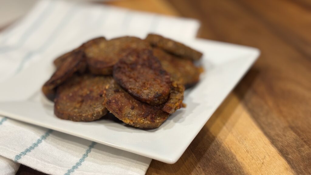 Vegan Apple Sage Breakfast Sausage!
