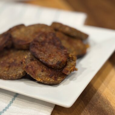 Vegan Apple Sage Breakfast Sausage!