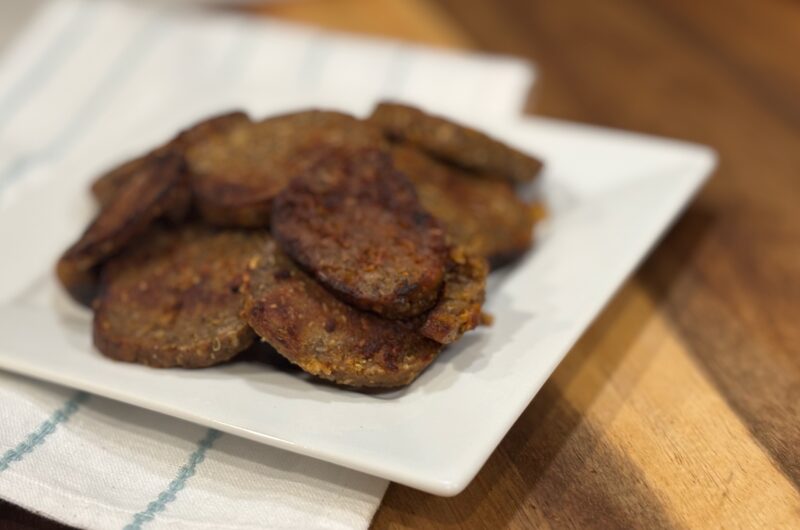Vegan Apple Sage Breakfast Sausage!
