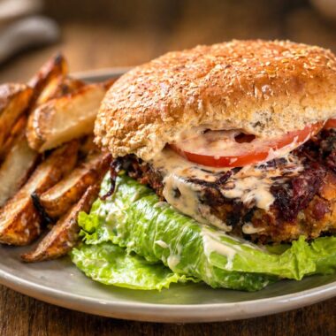 BBQ bean burger