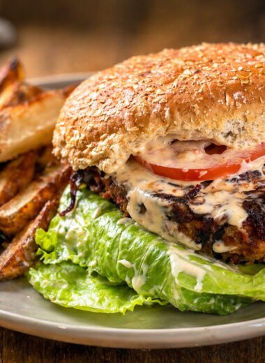 BBQ bean burger