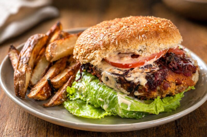 BBQ bean burger