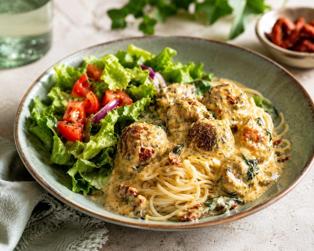 plant based marry me meatballs