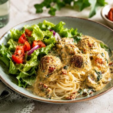 plant based marry me meatballs