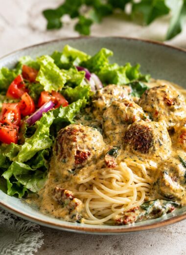 plant based marry me meatballs