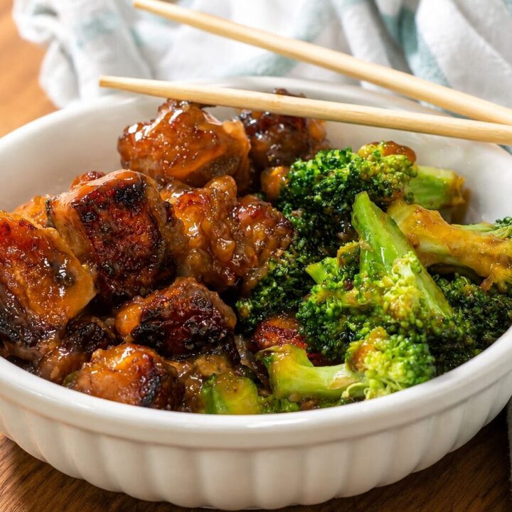 Honey sesame tofu